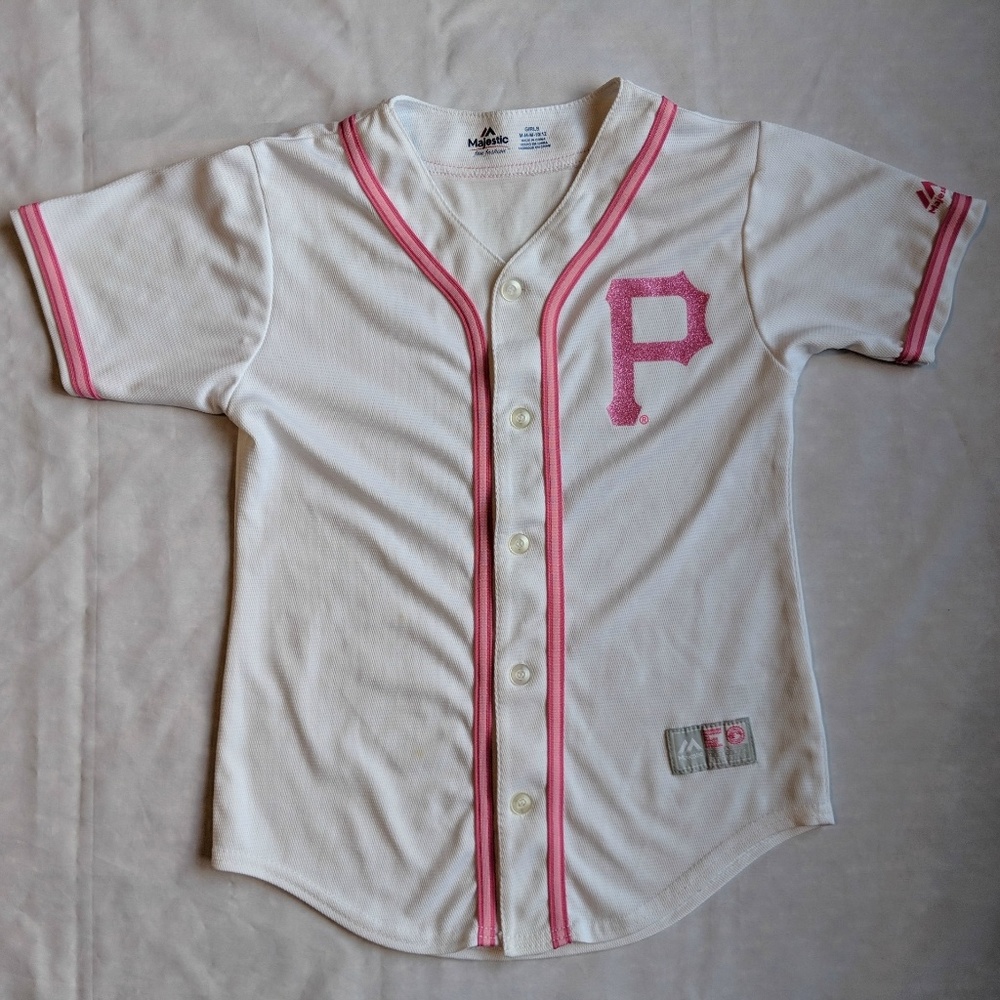 Majestic Girl's Pittsburgh Baseball Jersey